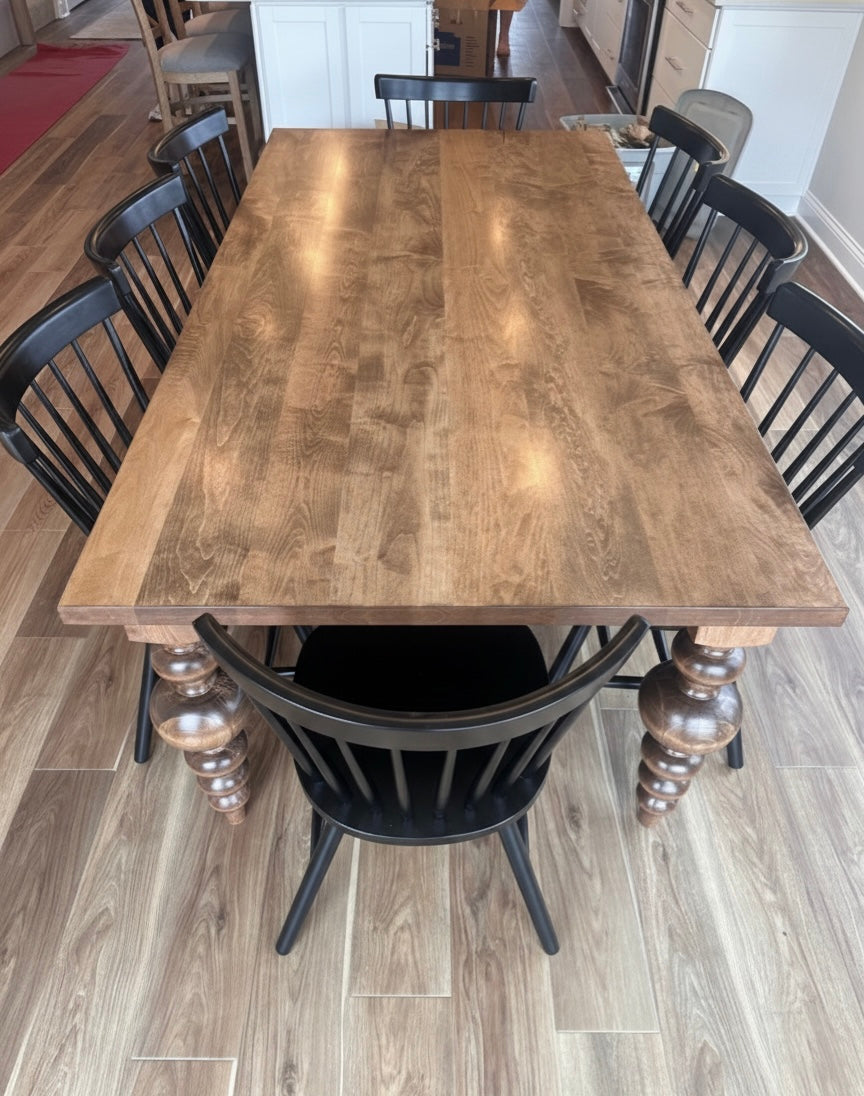 The Jasper Table in Hard Maple