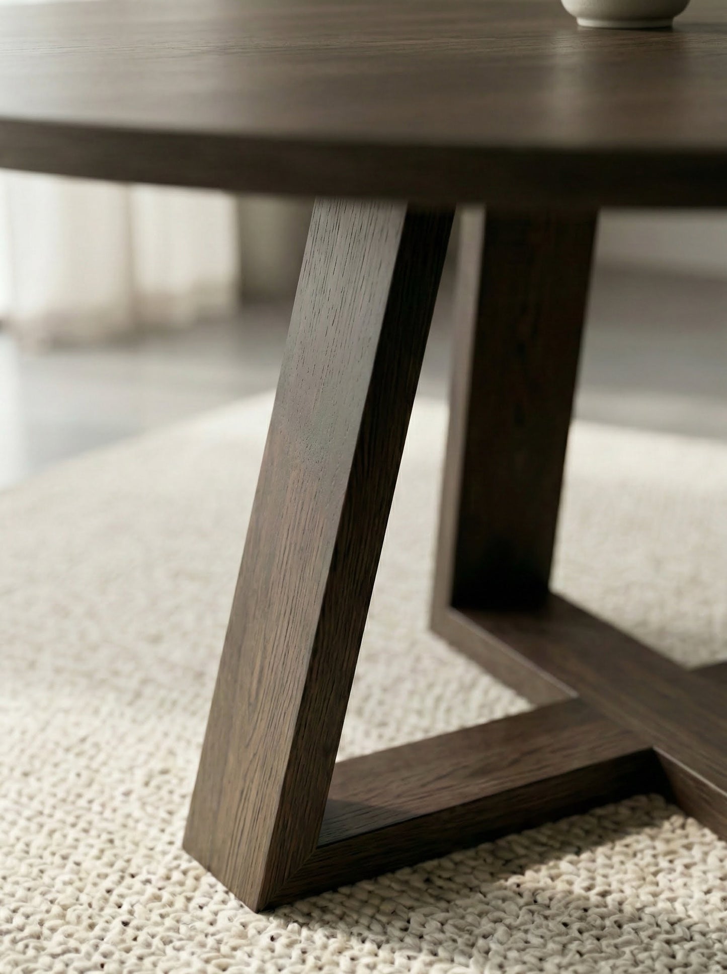 The Marie Dining Table in Oak