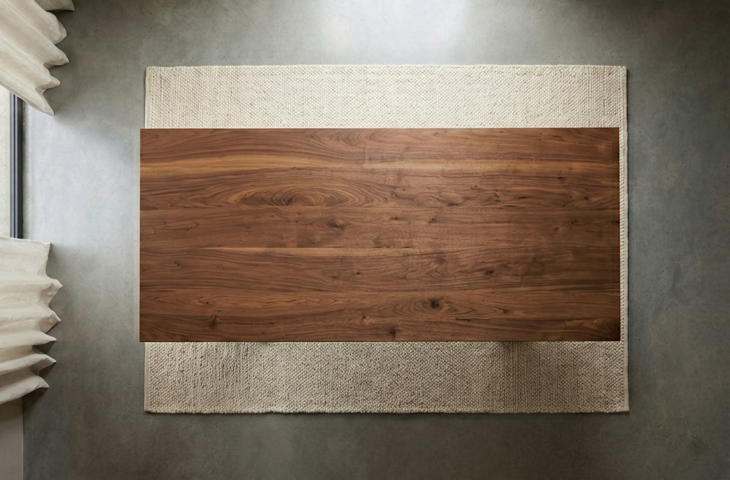 Victor Trestle Table in Walnut