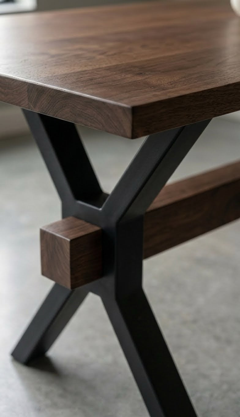 The Modern Artisan Table in Walnut