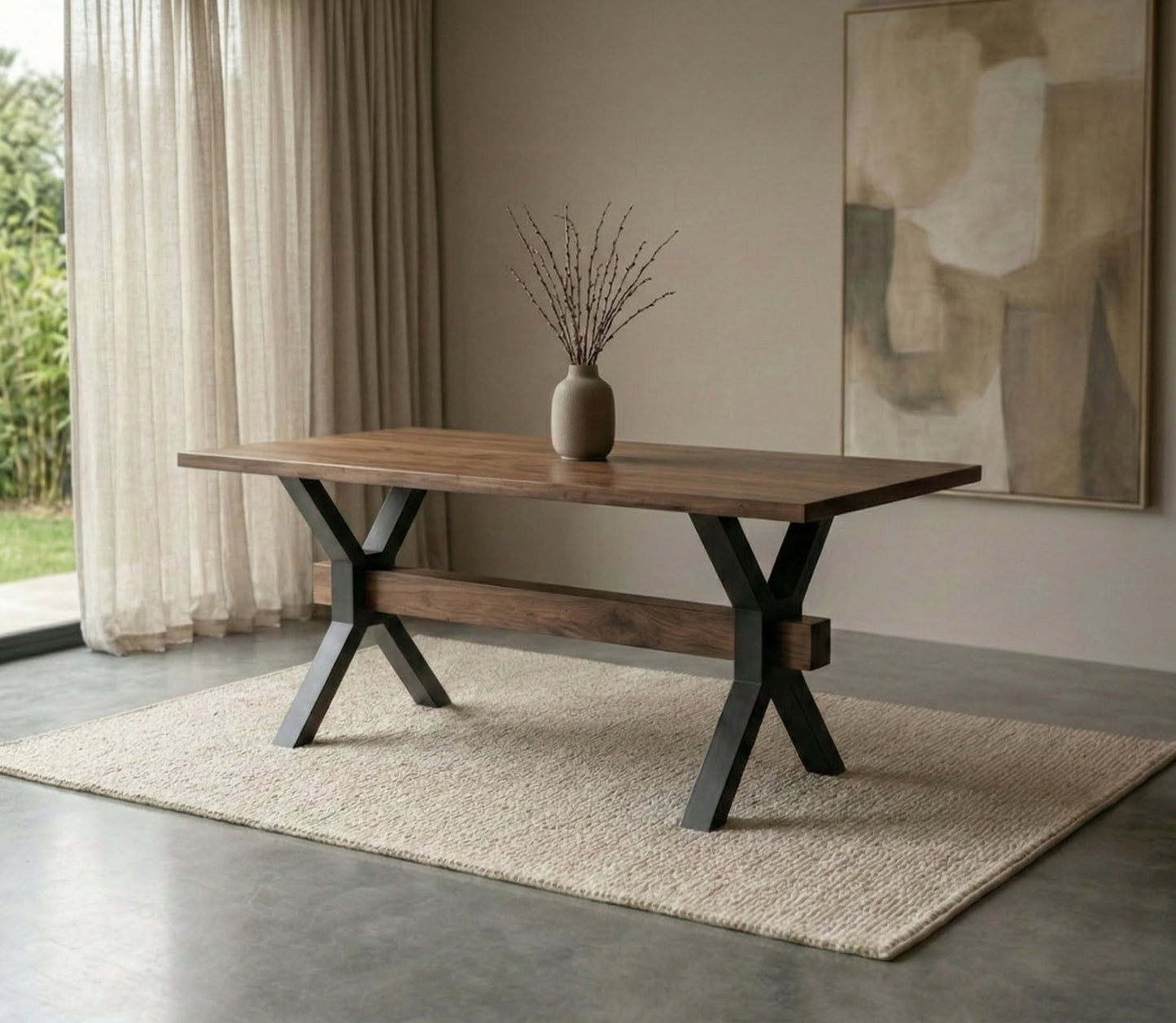 The Modern Artisan Table in Walnut