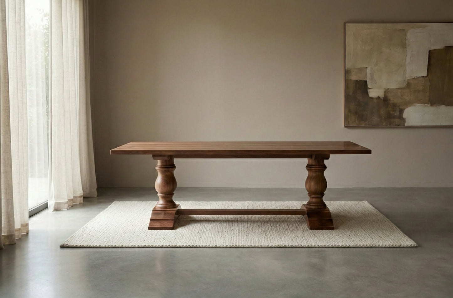 Whitmore Pedestal Table in Oak