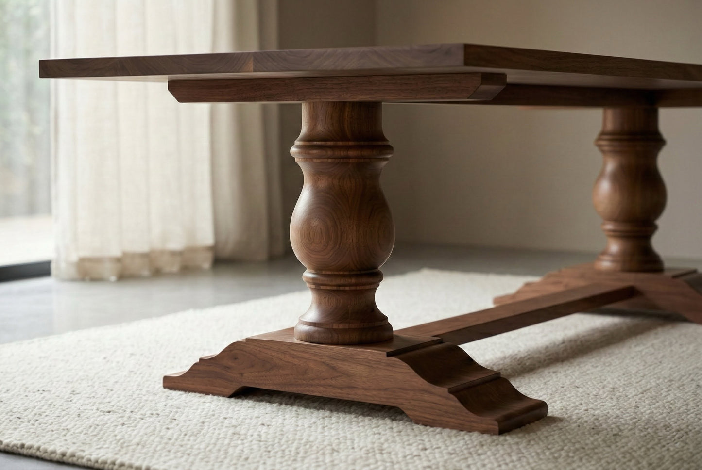 Whitmore Pedestal Table in Oak