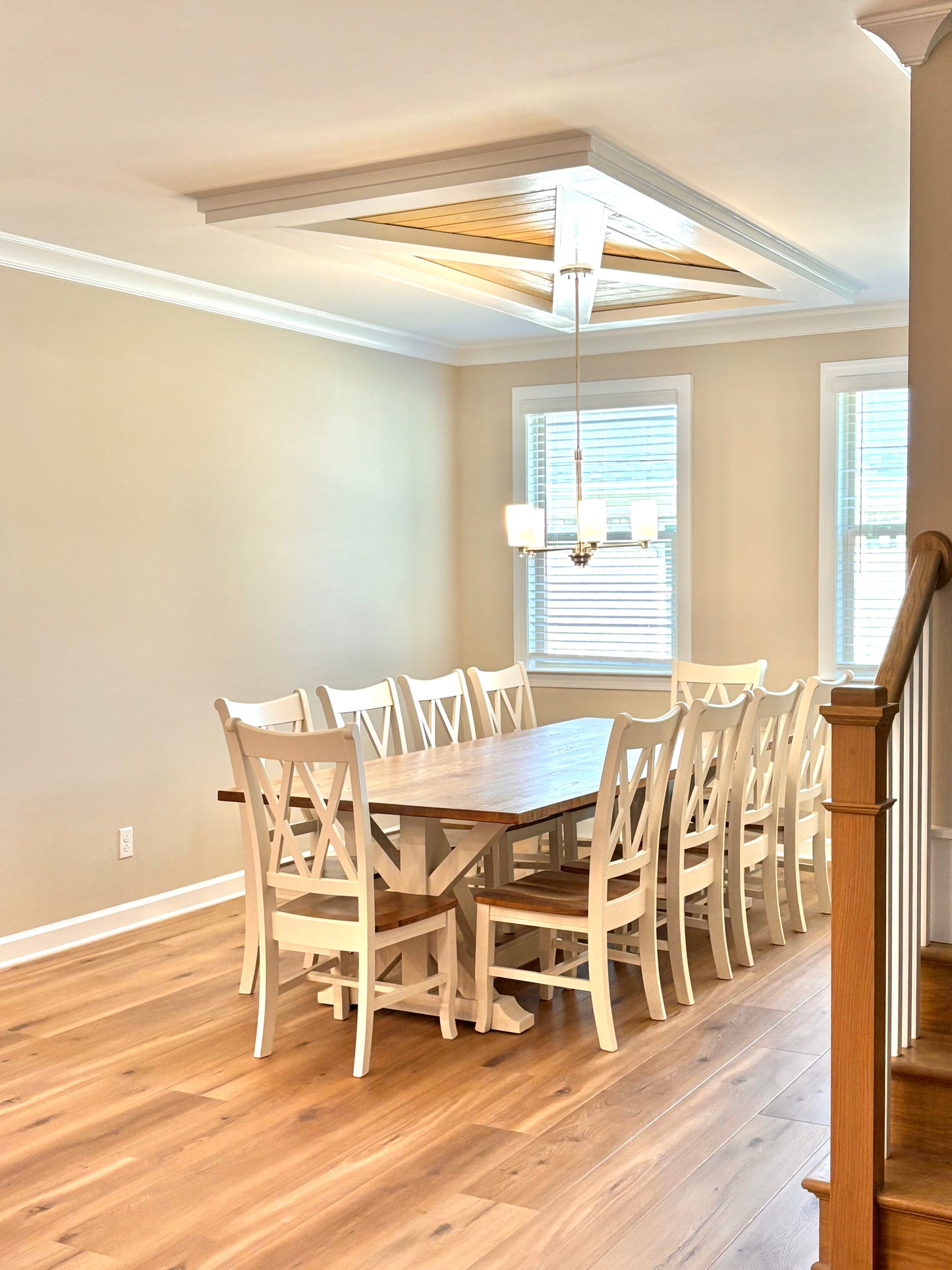 The Dune Trestle Table in Oak